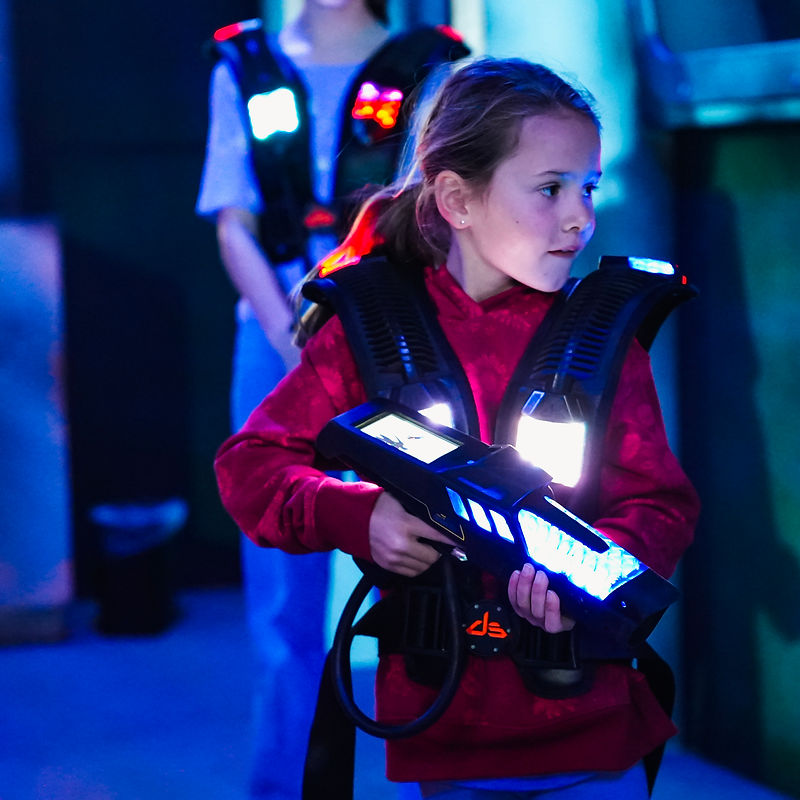 Laser tag at Lumos Social